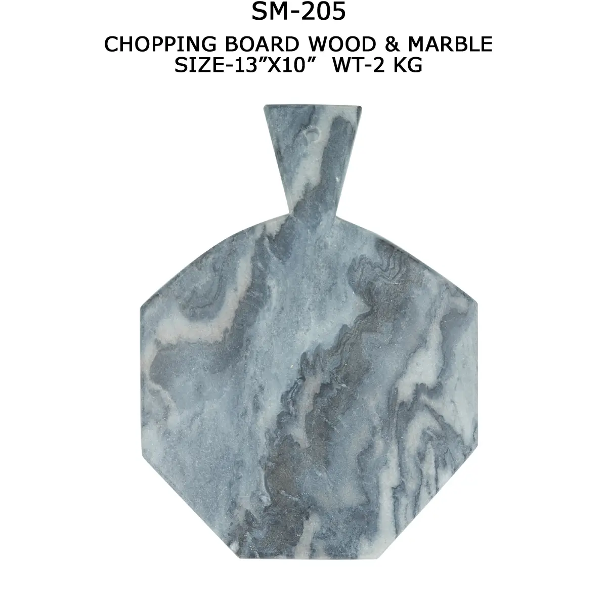 CHOPPING BOARD BLACK MARBLE